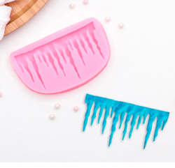 Молд силиконовый 10,3×6,4 см "Зимний узор" Изображение Молд силиконовый 10,3×6,4 см "Зимний узор"